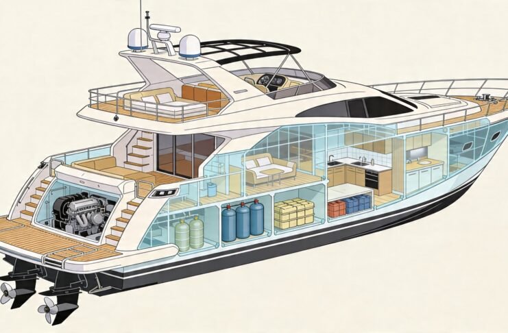 Anatomía completa de un barco: todas las partes y sistemas